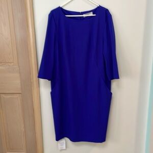 MM Lafleur Blue Etsuko Dress missing belt